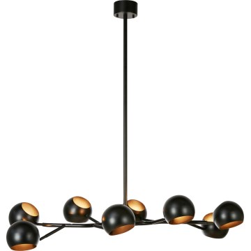 Markslöjd 108852 - Pendellampe EDGAR 8xE14/40W/230V sort
