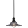 Markslöjd 108854 - Pendel NOVIA 1xE27/40W/230V sort/røget