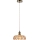 Markslöjd 108858 - Pendel KURAGE 1xE27/40W/230V messing/røget beige
