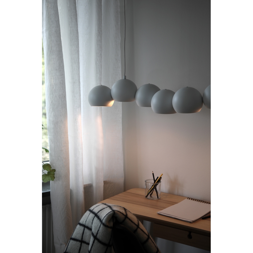 Markslöjd 108859 - Pendel CUPOLO 7xE14/40W/230V hvid
