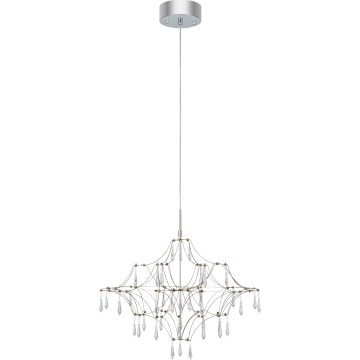 Markslöjd 108869 - LED Krystalpendel dæmpbar EFESOS LED/14W/230V diameter 60 cm