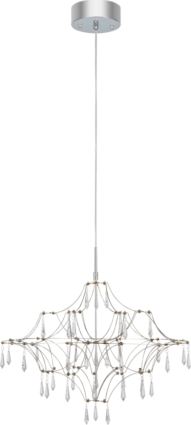 Markslöjd 108869 - LED Krystalpendel dæmpbar EFESOS LED/14W/230V diameter 60 cm