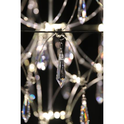 Markslöjd 108869 - LED Krystalpendel dæmpbar EFESOS LED/14W/230V diameter 60 cm