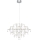 Markslöjd 108870 - LED Krystalpendel dæmpbar EFESOS LED/25W/230V diameter 80 cm