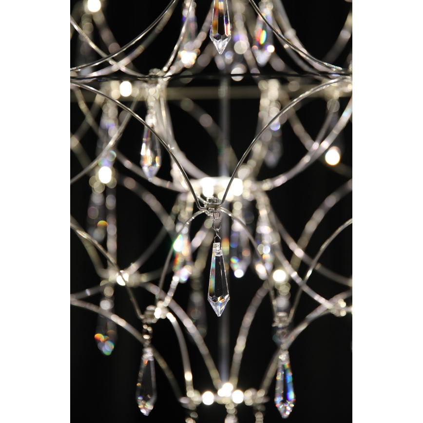 Markslöjd 108870 - LED Krystalpendel dæmpbar EFESOS LED/25W/230V diameter 80 cm