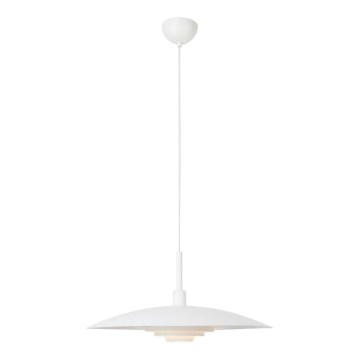 Markslöjd 108876 - Pendel med wire PINY 1xE27/60W/230V Ø 57 cm hvid