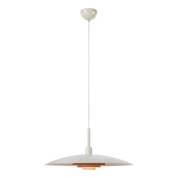 Markslöjd 108877 - PINY pendel på ledning, 1xE27/60W/230V, Ø 57 cm, beige