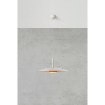 Markslöjd 108877 - PINY pendel på ledning, 1xE27/60W/230V, Ø 57 cm, beige