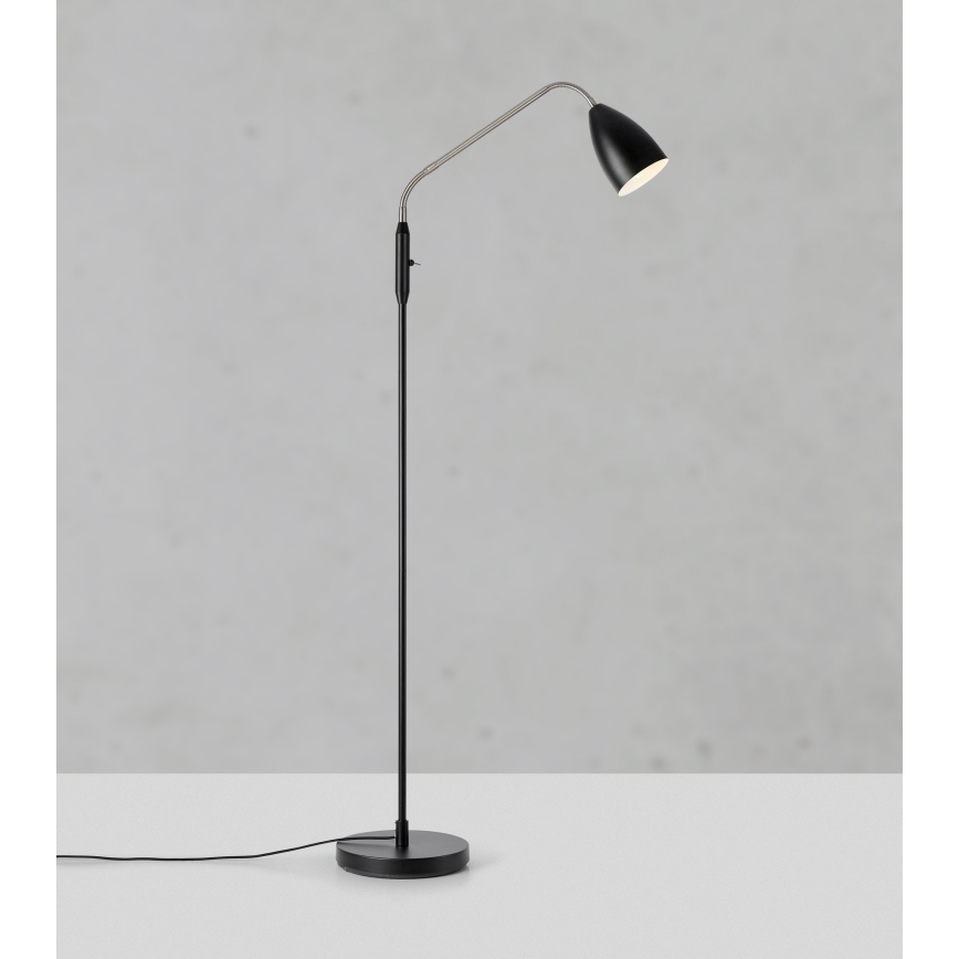 Markslöjd 108886 - Dæmpbar LED-gulvlampe PATRO LED/4,9W/230V CRI 90 sort