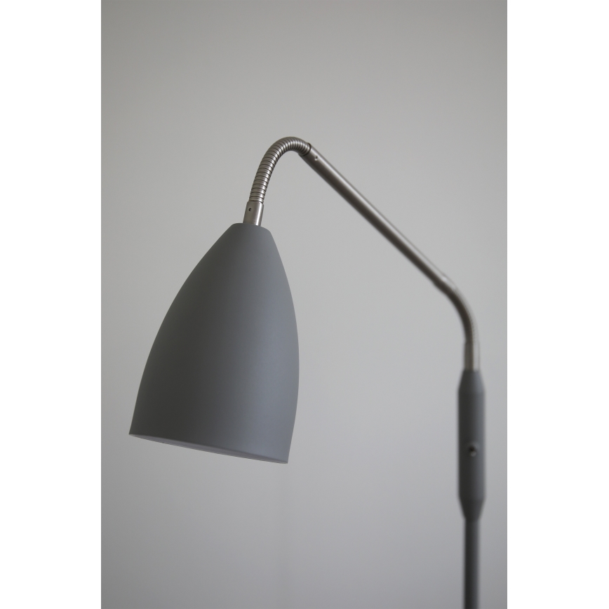 Markslöjd 108888 - Dæmpbar LED-gulvlampe PATRO LED/4,9W/230V CRI 90 grå