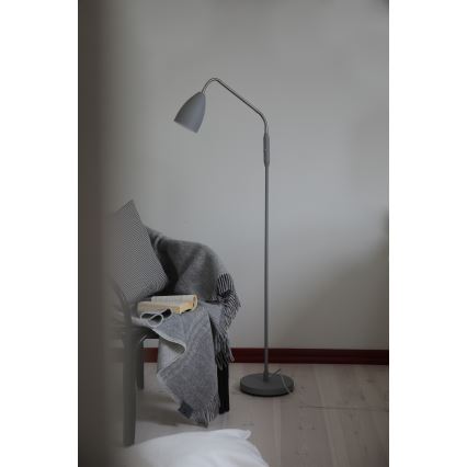 Markslöjd 108888 - Dæmpbar LED-gulvlampe PATRO LED/4,9W/230V CRI 90 grå