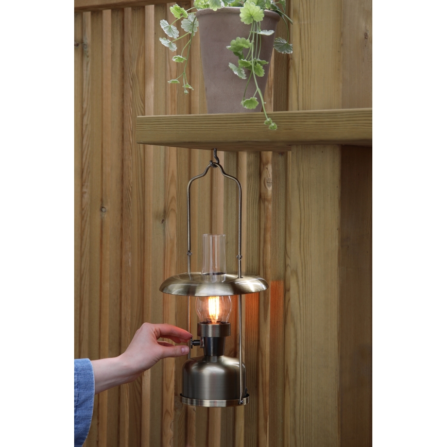 Markslöjd 108894 - LED dæmpbar udendørs genopladelig bordlampe FANOS LED/2,5W/3,7V 4000 mAh IP44 messing