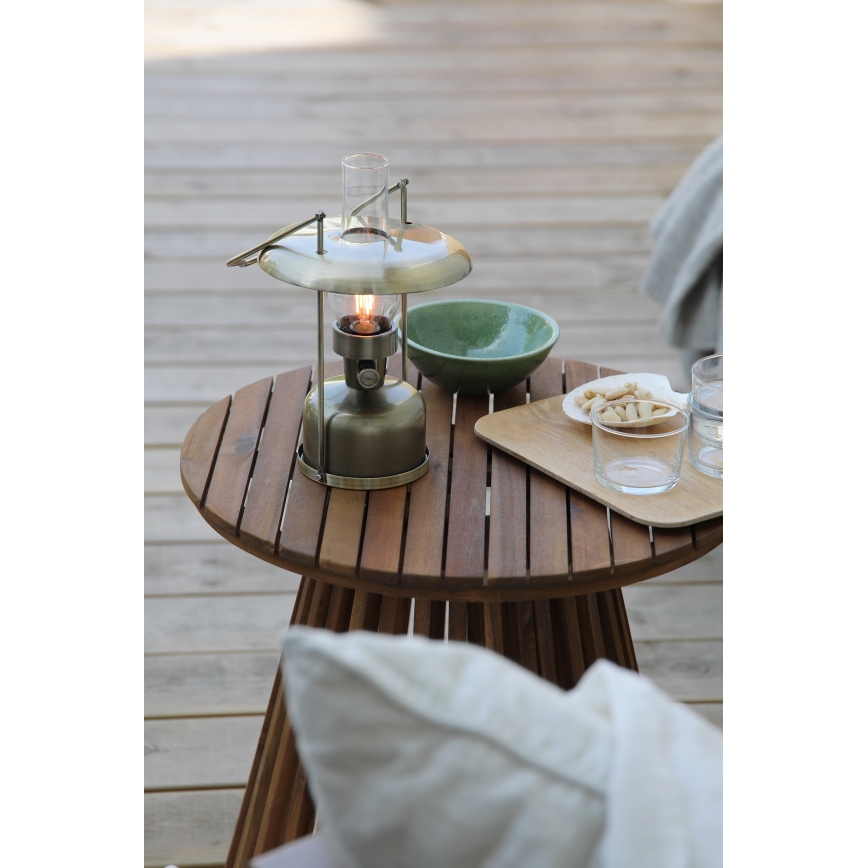 Markslöjd 108894 - LED dæmpbar udendørs genopladelig bordlampe FANOS LED/2,5W/3,7V 4000 mAh IP44 messing