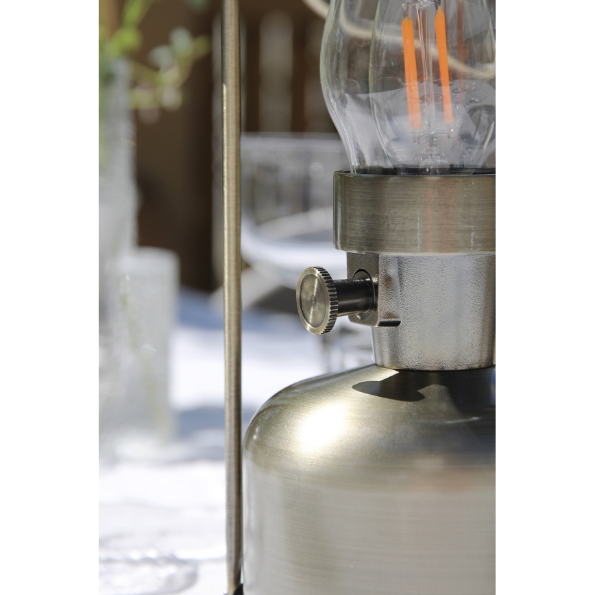 Markslöjd 108894 - LED dæmpbar udendørs genopladelig bordlampe FANOS LED/2,5W/3,7V 4000 mAh IP44 messing