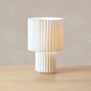 Markslöjd 108895 - Bordlampe CATIS 1xE27/60W/230V 32 cm hvid