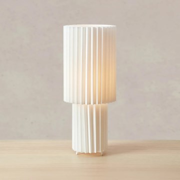 Markslöjd 108897 - Bordlampe CATIS 1xE27/60W/230V 45 cm hvid