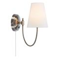 Markslöjd 108908 - Væglampe AMAR 1xE14/40W/230V hvid/messing