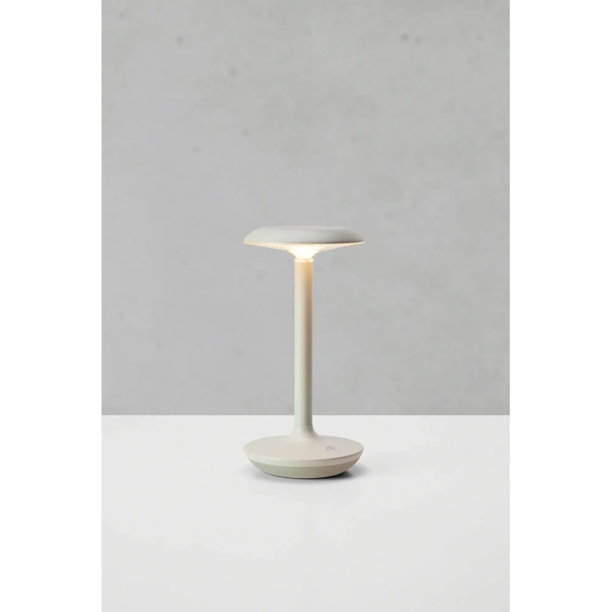 Markslöjd 108917 - Udendørs LED bordlampe dæmpbar og genopladelig PETIT LED/2W/1800 mAh 2200/2700/3000K IP44 grå