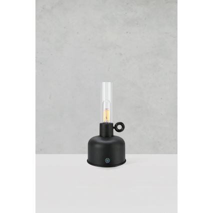 Markslöjd 108919 - Udendørs LED bordlampe dæmpbar og genopladelig ASTRID LED/2W/1200 mAh IP44 sort
