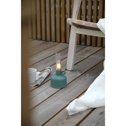Markslöjd 108920 - Udendørs LED bordlampe dæmpbar og genopladelig ASTRID LED/2W/1200 mAh IP44 grøn