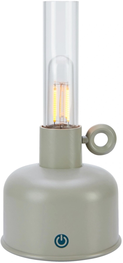 Markslöjd 108921 - Udendørs LED bordlampe dæmpbar og genopladelig ASTRID LED/2W/1200 mAh IP44 grå