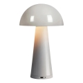 Markslöjd 108950 - LED dæmpbar genopladelig bordlampe FUNGI LED/1,5W/5V 2000 mAh IP44 grå