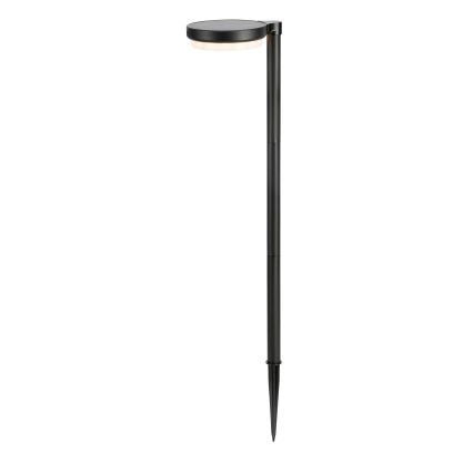 Markslöjd 108953 - Dæmpbar LED-solcellelampe FRAME, LED/2W/3,7V, 4000 mAh, IP44, sort