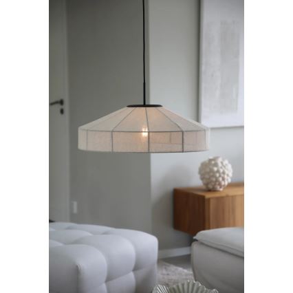 Markslöjd 108955 - Pendel ALIA på kabel 1xE27/60W/230V, hør/sort
