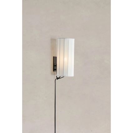 Markslöjd 108960 - Væglampe HIKARI 1xE27/60W/230V hvid/sort