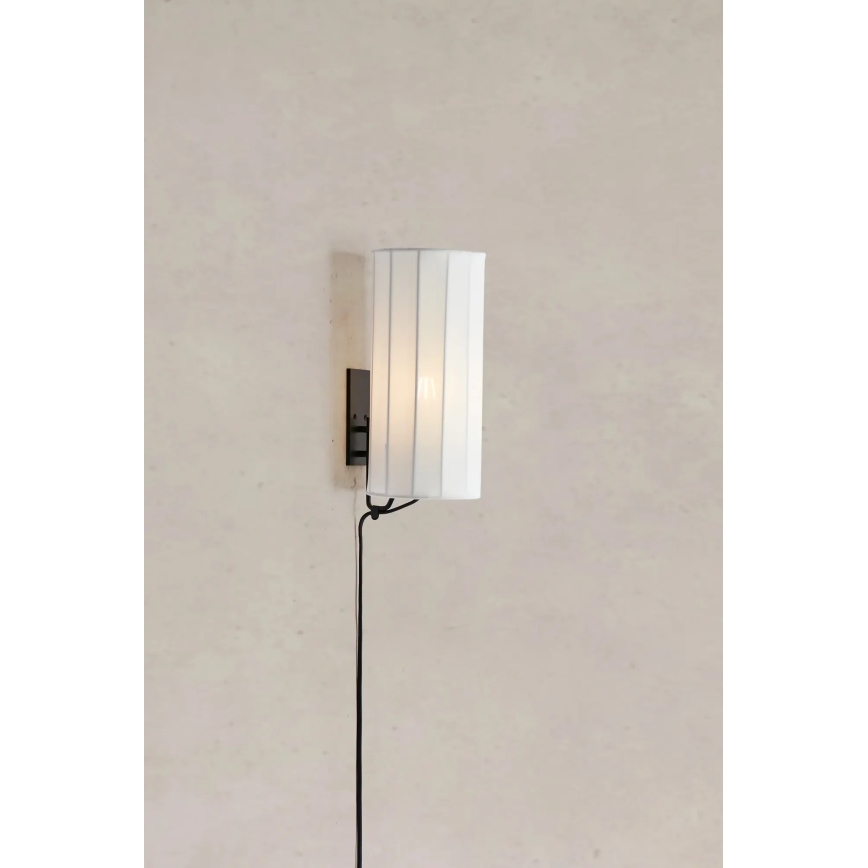 Markslöjd 108960 - Væglampe HIKARI 1xE27/60W/230V hvid/sort