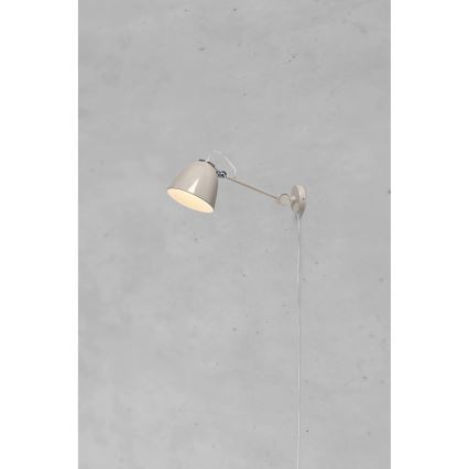 Markslöjd 108964 - Væglampe TILT 1xE27/60W/230V grå