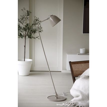 Markslöjd 108966 - Gulvlampe TILT 1xE27/60W/230V grå