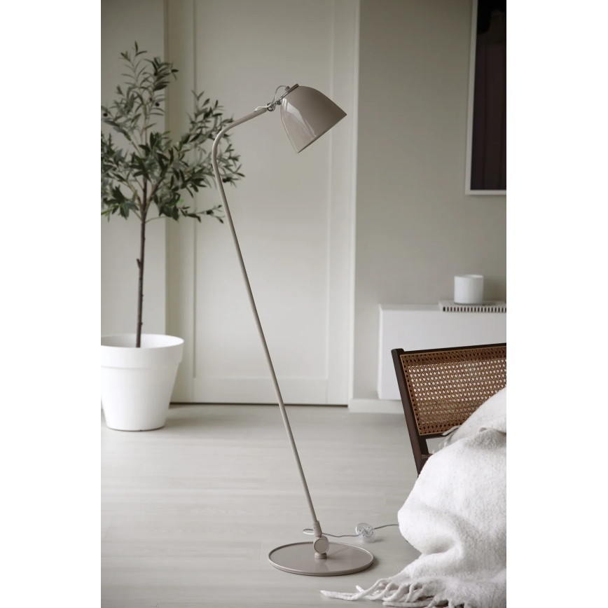 Markslöjd 108966 - Gulvlampe TILT 1xE27/60W/230V grå