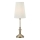 Markslöjd 108969 - Bordlampe NOBLE 1xE14/40W/230V 56 cm hvid/messing