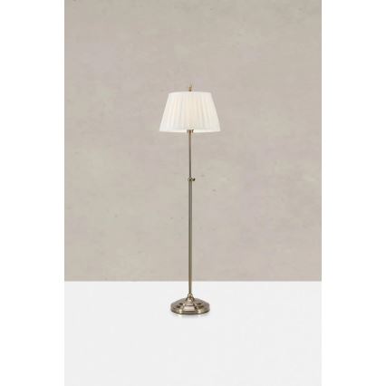 Markslöjd 108972 - Gulvlampe OXFORD 1xE14/40W/230V hvid/messing