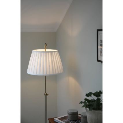 Markslöjd 108972 - Gulvlampe OXFORD 1xE14/40W/230V hvid/messing