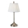 Markslöjd 108973 - Bordlampe OXFORD 1xE14/40W/230V hvid/messing
