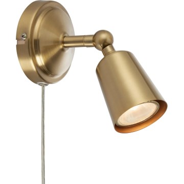 Markslöjd 108978 - Vægspot TINY 1xGU10/7W/230V i messing