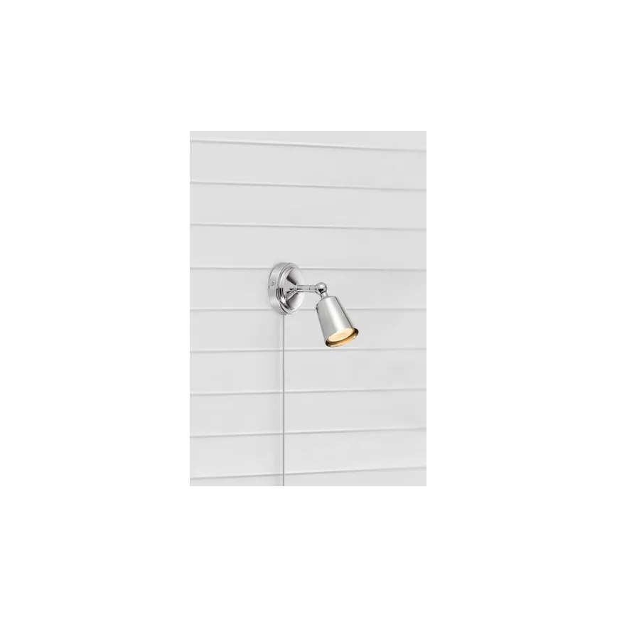Markslöjd 108979 - Vægspot TINY 1xGU10/7W/230V, blank krom