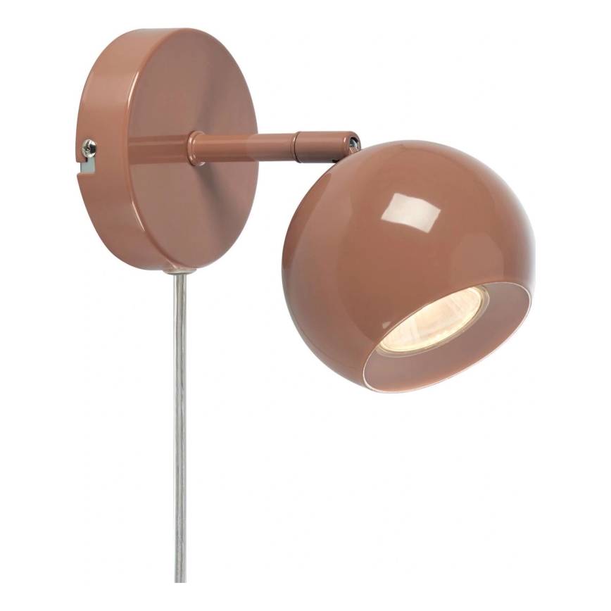 Markslöjd 108984 - Væghængt spotlampe POP 1xGU10/7W/230V brun