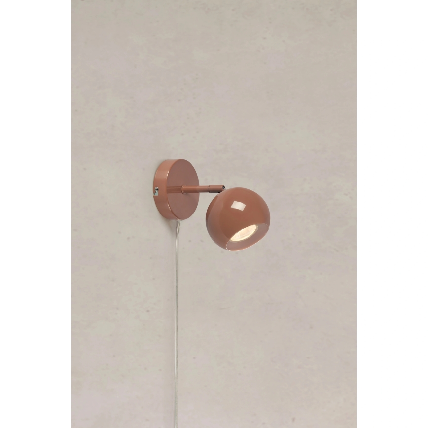 Markslöjd 108984 - Væghængt spotlampe POP 1xGU10/7W/230V brun