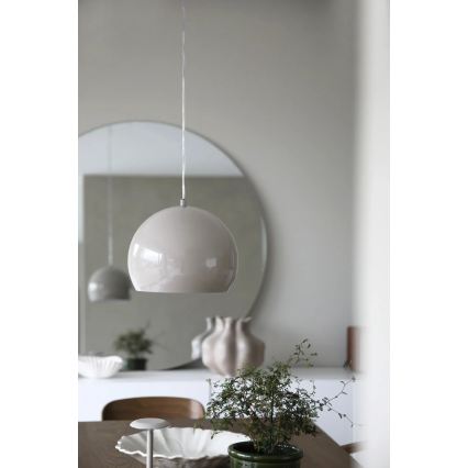Markslöjd 108986 - Pendel på kabel POP 1xE27/40W/230V Ø 28 cm grå