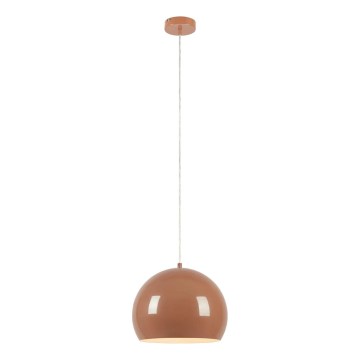 Markslöjd 108987 - POP pendel på ledning 1xE27/40W/230V Ø 28 cm brun