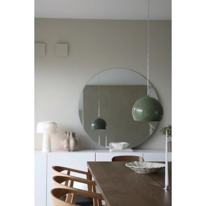 Markslöjd 108988 - Pendel på ledning POP 1xE27/40W/230V Ø 28 cm grøn