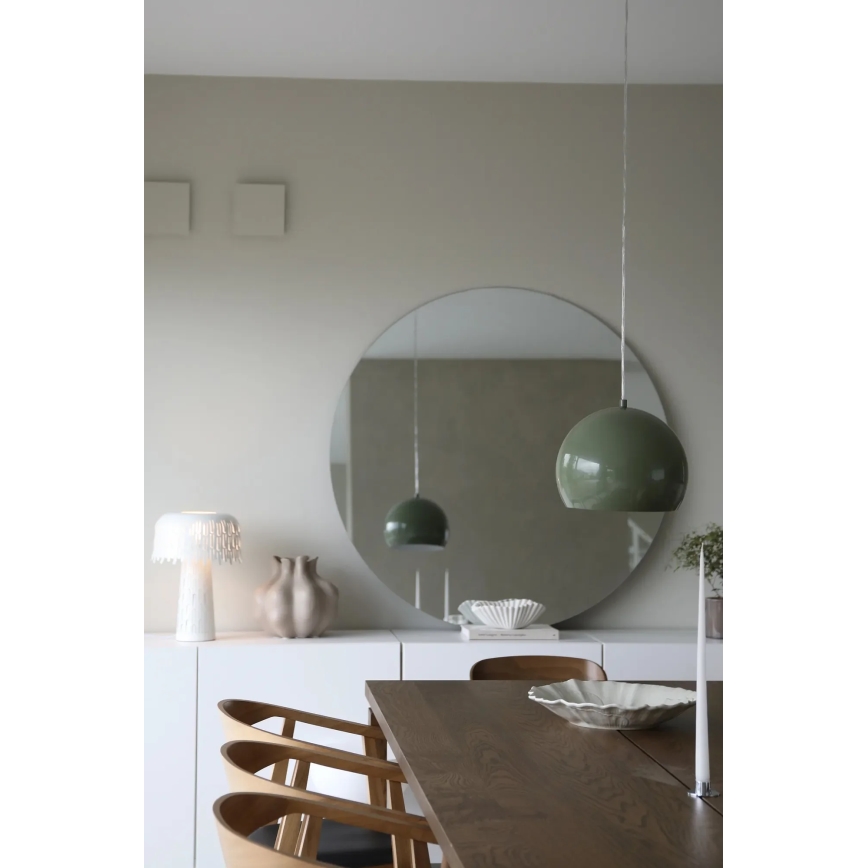 Markslöjd 108988 - Pendel på ledning POP 1xE27/40W/230V Ø 28 cm grøn