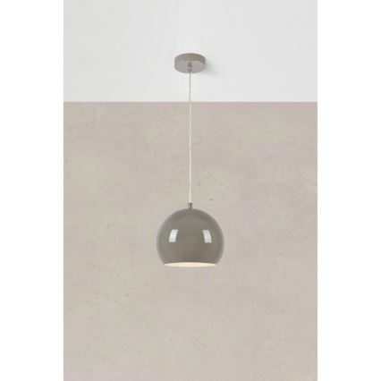 Markslöjd 108989 - POP-pendel på wire 1xGU10/7W/230V Ø 20 cm grå
