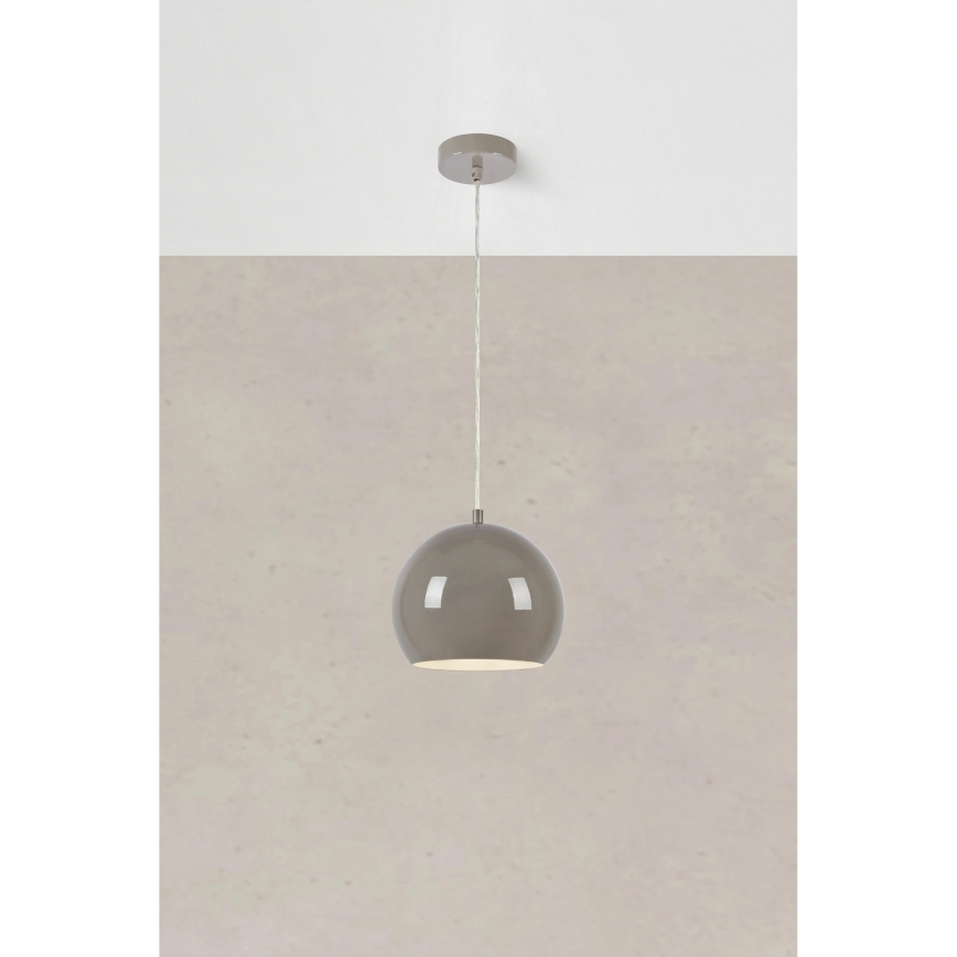Markslöjd 108989 - POP-pendel på wire 1xGU10/7W/230V Ø 20 cm grå