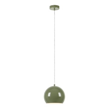 Markslöjd 108991 - Pendel på kabel POP 1xGU10/7W/230V Ø 20 cm grøn