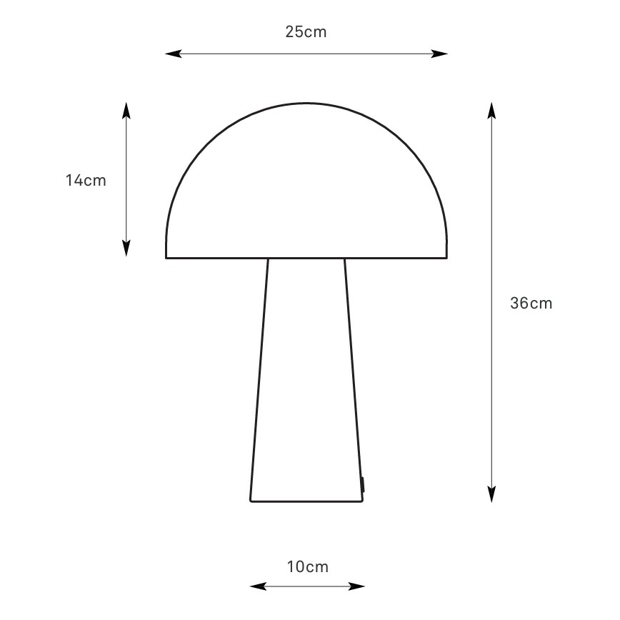 Markslöjd 108993 - Bordlampe MANTAR 1xE14/40W/230V grå