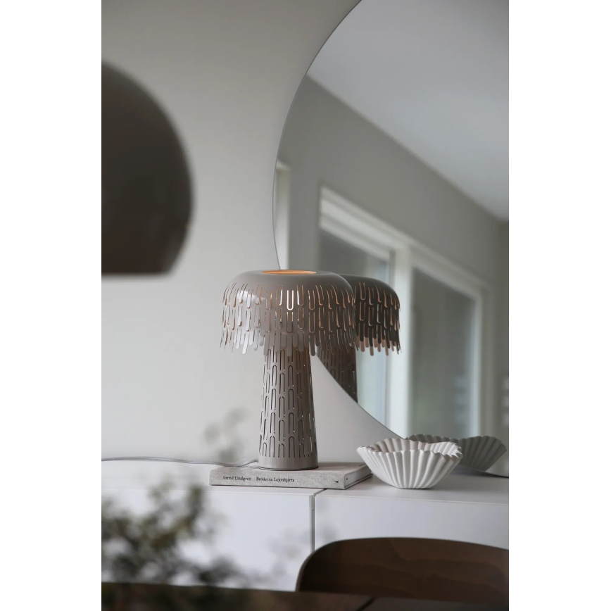 Markslöjd 109005 - Bordlampe VERBERA 1xE14/40W/230V grå